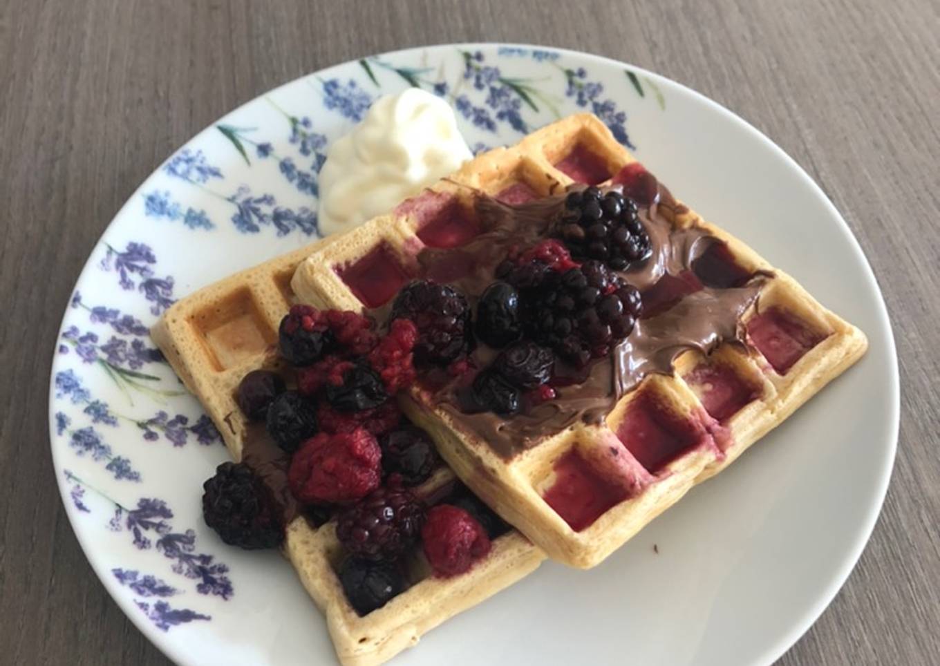 Waffles de avena (1+1+1)