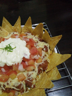 Foto resep Nachos with salsa sauce