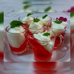 Creamy Strawberry shots A picture of Creamy Strawberry shots.