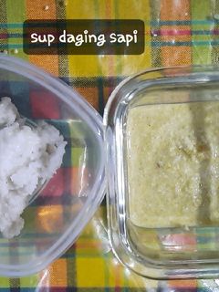 Foto resep Sup daging sapi (MPASI D-34) #6m+