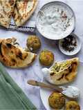 Healthy Air Fryer Falafel w/ Lemon & Dill Aioli
