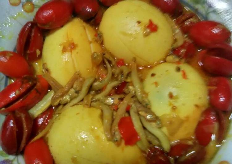 Sayur Kuning Kulit Melinjo Telur