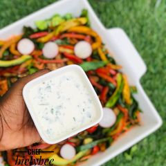 A picture of Creamy mayonnaise dressing/dip.
