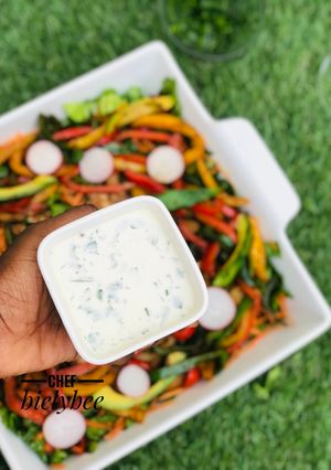 A picture of Creamy mayonnaise dressing/dip.