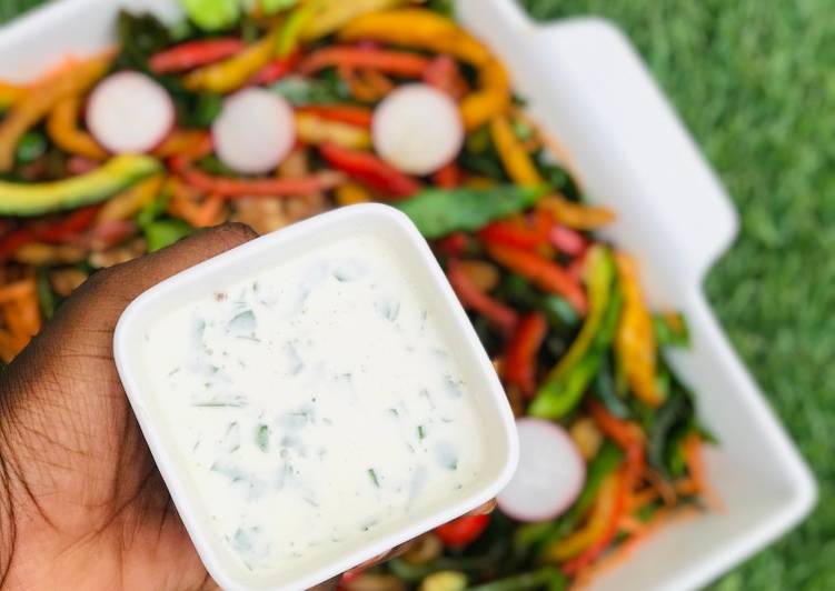 Creamy mayonnaise dressing/dip