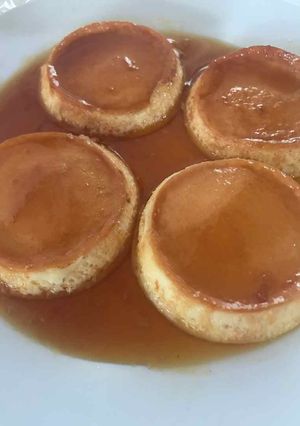 Baked Egg Custard ainihin hoton girkin