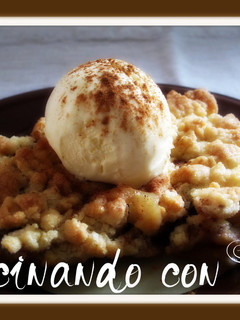 Una foto de Crumble de Manzanas