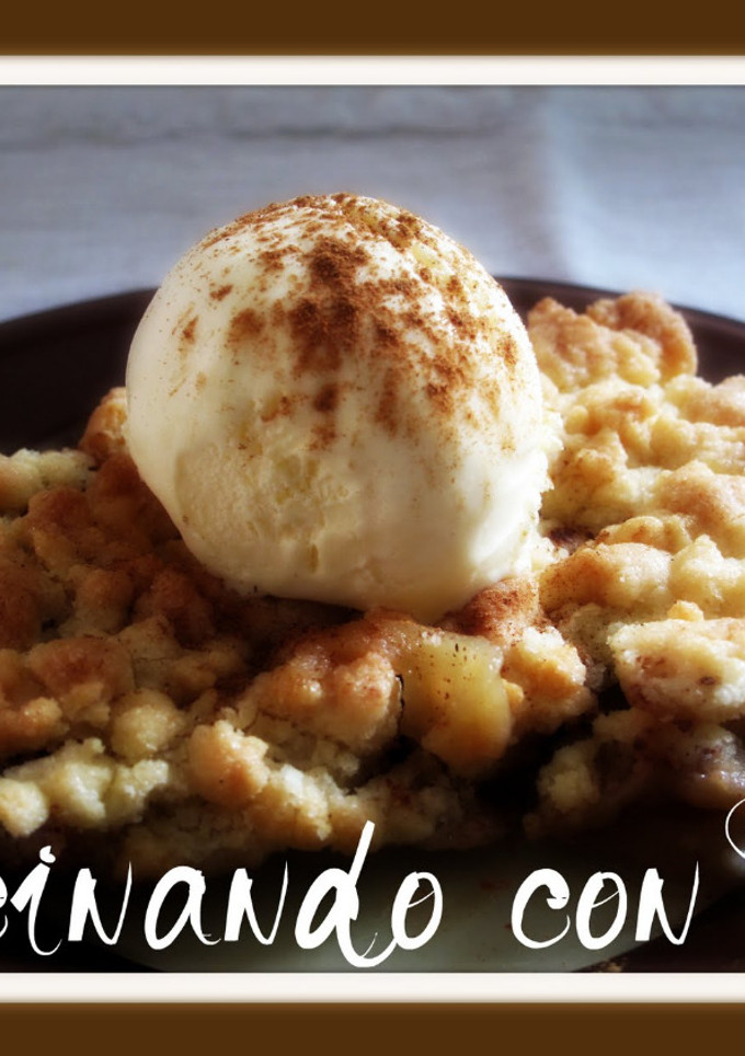 Una foto de Crumble de Manzanas