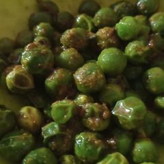 A picture of Mattar Masala.