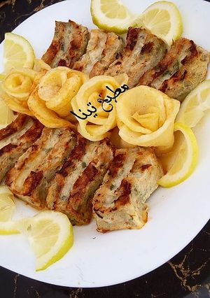 صورة لوصفة صدر دجاج متبل ومشكل بطريقة عصرية 😍⁦❤️⁩