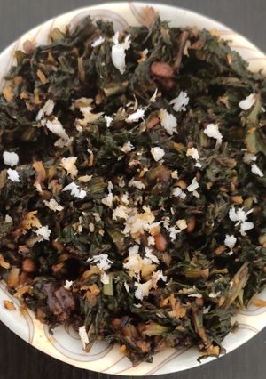 முள்ளங்கி கீரை பொரியல் செய்முறை முக்கிய புகைப்படம்