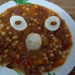 A picture of Sylvia's Tasty Githeri.