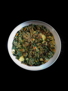 Foto resep Telur Dadar Daun Singkong