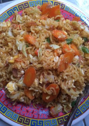 Foto resep Mie goreng versi anak kos