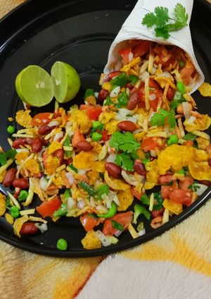 A picture of Peanut Corn Chaat.