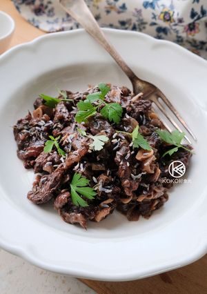 古希臘酸蜜紅酒燉牛肉oxymeli 的食譜成品照片