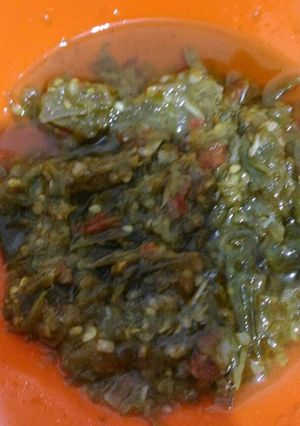 Foto resep Sambal hijau gurih dan slurppp