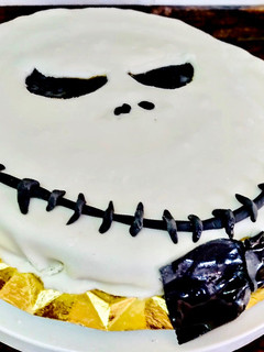 Una foto de Tarta Jack Skellington 🍰💀 (HALLOWEEN)