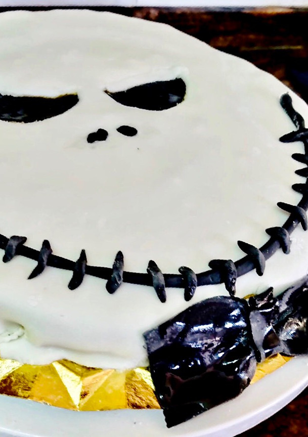 Una foto de Tarta Jack Skellington 🍰💀 (HALLOWEEN)