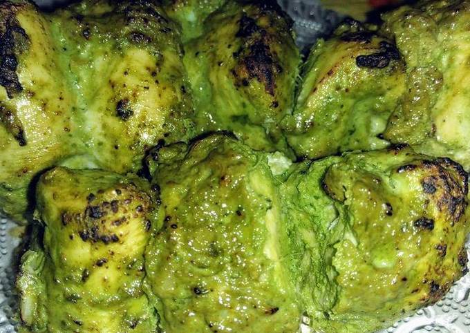 Hariyali murgh kebab