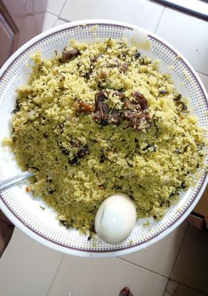 A picture of Dambun cous cous.