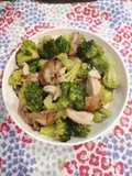 Brocolli with Roast Chicken