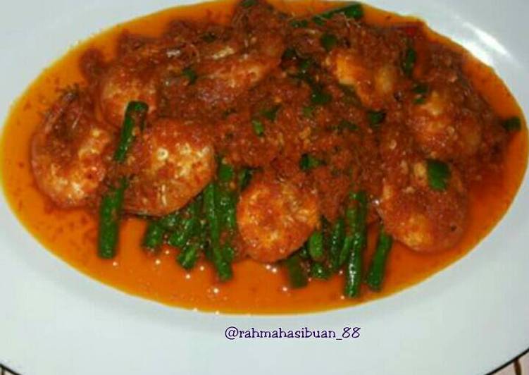 Resep Udang sambal merah yang Menggugah Selera