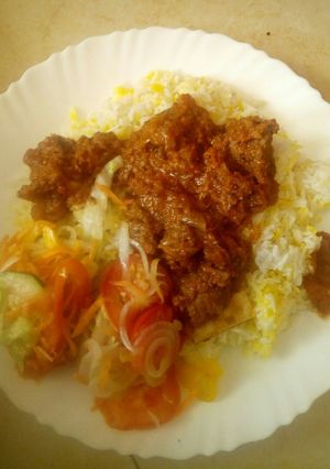 A picture of Biryani.