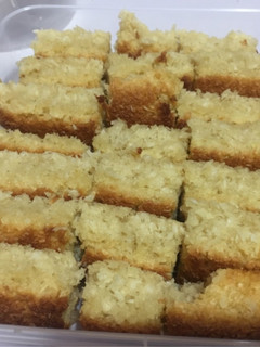 A picture of Coconut Squares.