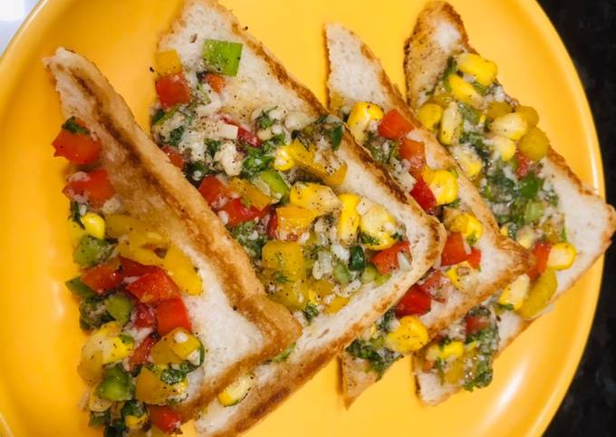 Corn Chilli Toast