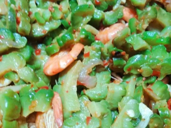 Cara Mudah Membuat Resep Tumis pedas pare udang yang Lezat Sekali Anti Ribet, Bikin Ngiler