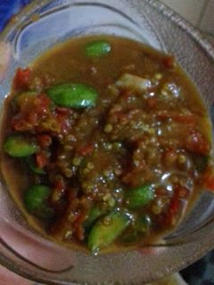 Foto resep Sambal terasi pete