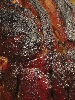 A picture of Rum Jerked Ham.