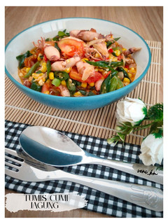 Foto resep Tumis Cumi Jagung