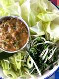 น้ำพริกพริกเม็กซิกัน แกล้มผักที่ชอบ🌶️🫑