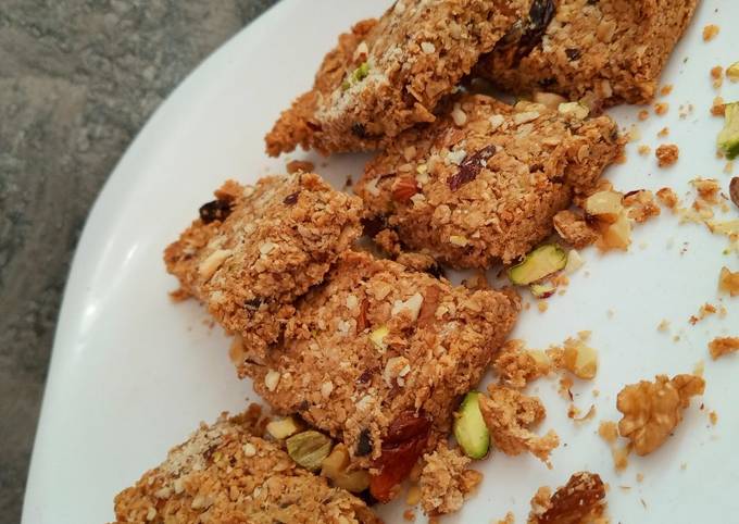 Easiest Way to Make Homemade Granola Bars(healthy Breakfast)