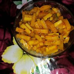 A picture of Mooli mirchi ka aachar.
