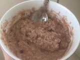 Healthy homemade chocolate hazelnut porridge!