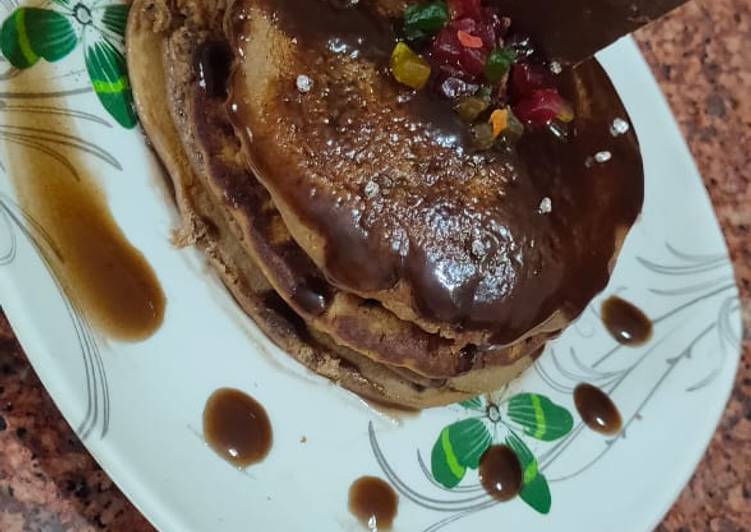 Recipe of Super Quick Homemade Chocolate pancake