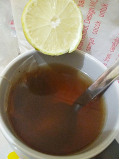 Foto resep Hot lemon tea with honey
