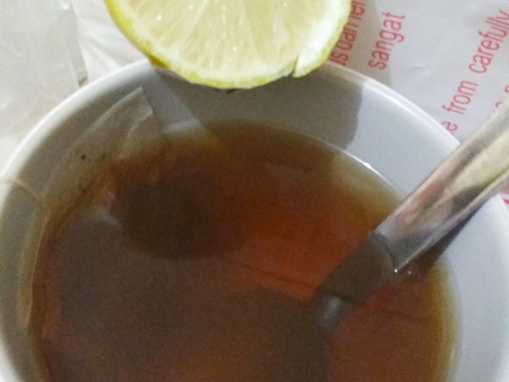 Resep: Hot lemon tea with honey Enak