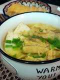 Bún sườn nấu măng khô