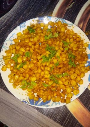 A picture of Sweet corn chat.