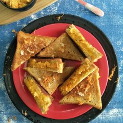 A picture of Veg Coleslaw Toast Sandwiches.