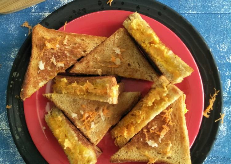 Simple Way to Prepare Favorite Veg Coleslaw Toast Sandwiches
