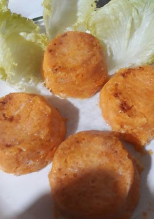 Una foto de Muffins de calabaza y queso
