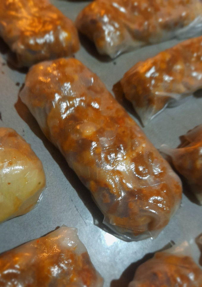 Una foto de Arrolladitos de "carne"