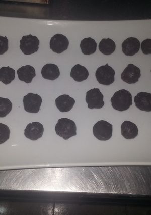 Una foto de Pasas de uva con chocolate