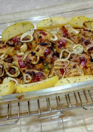 Foto resep Ayam panggang bolognese