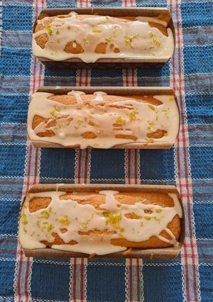 Una foto de Budín de limón con chips de chocolate